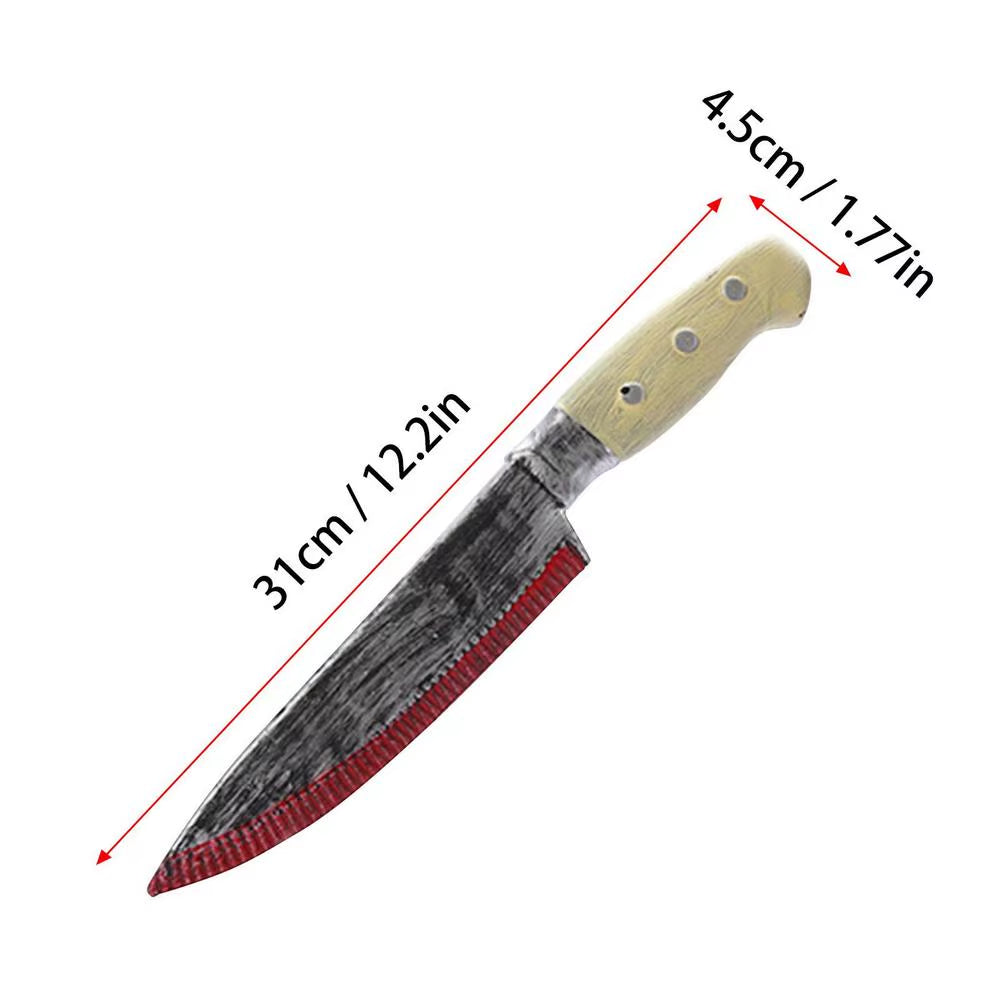 Cuchillo de sangriento para disfraces y fiestas