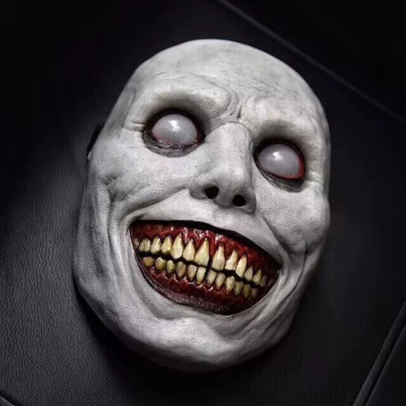 Máscara de demonio sonriente para Halloween – terrorífica y espeluznante