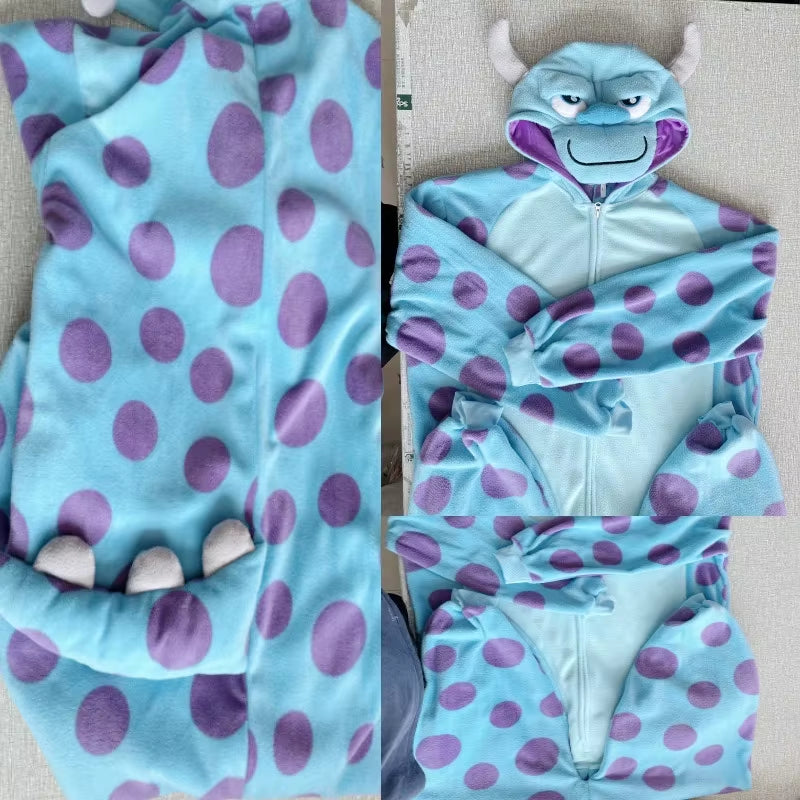Pijama kigurumi de Monstruos S.A. para adultos – Sulley y Mike