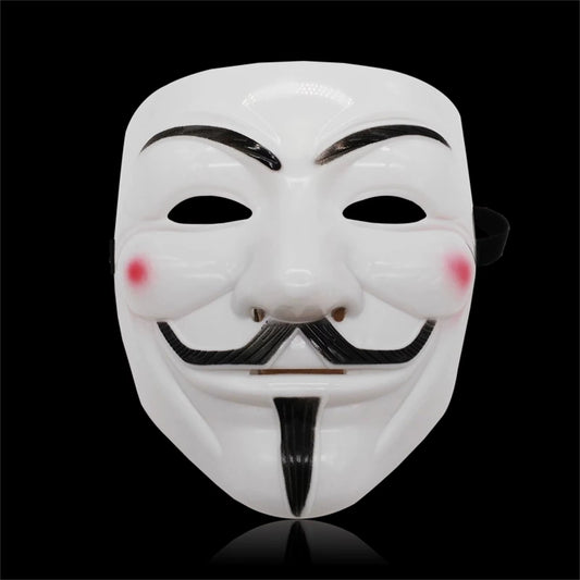 Máscara V de Vendetta Anonymous para carnaval y eventos temáticos