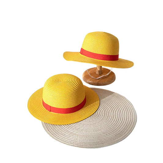 Sombrero de paja Monkey D. Luffy para cosplay y disfraces de anime