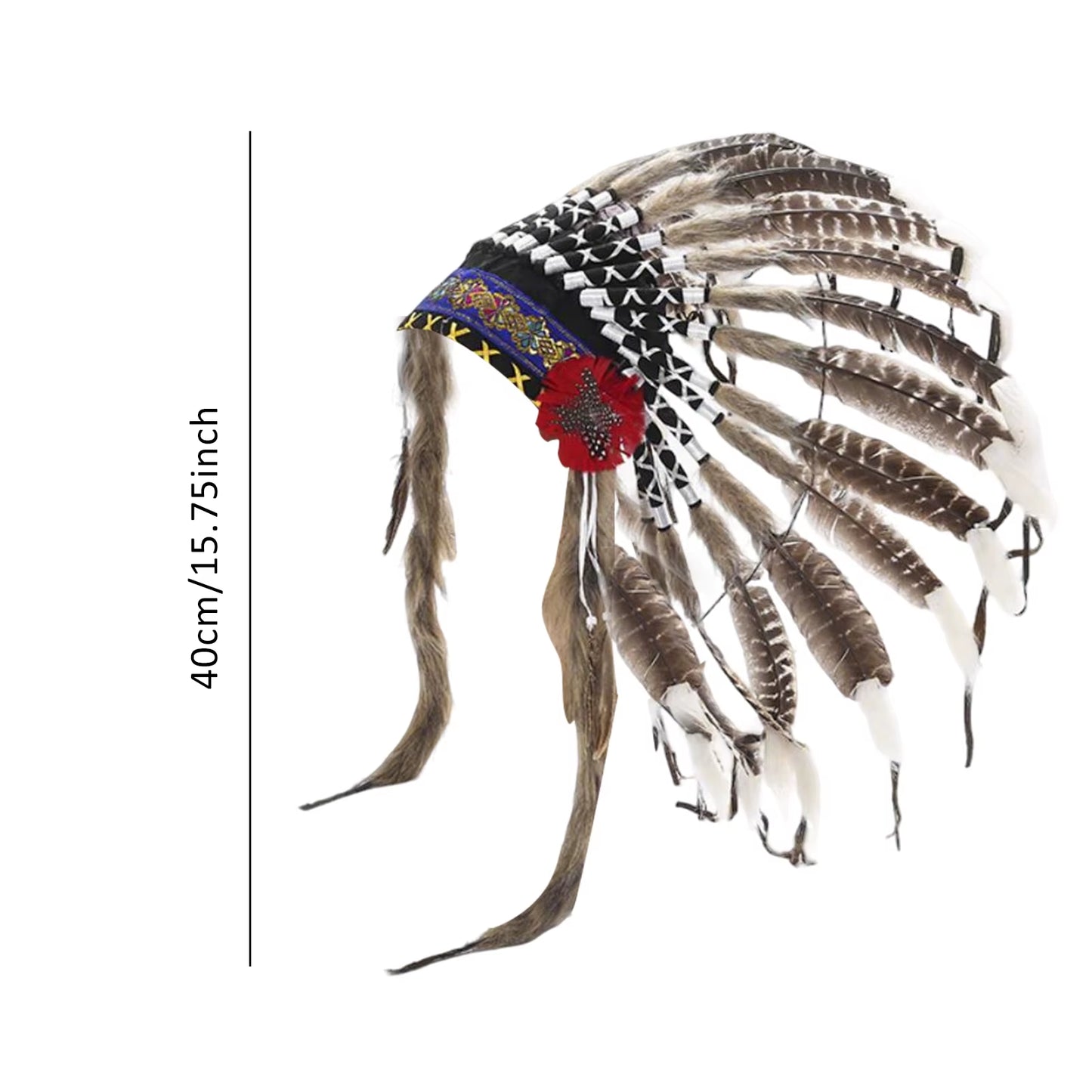 Tocado Indio – Complemento Colorido para la Hora Loca y Eventos