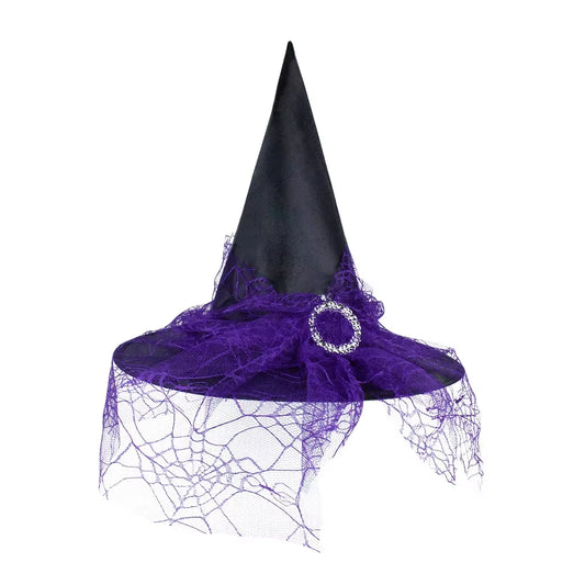 Sombrero de bruja clásico para Halloween – adultos y niños
