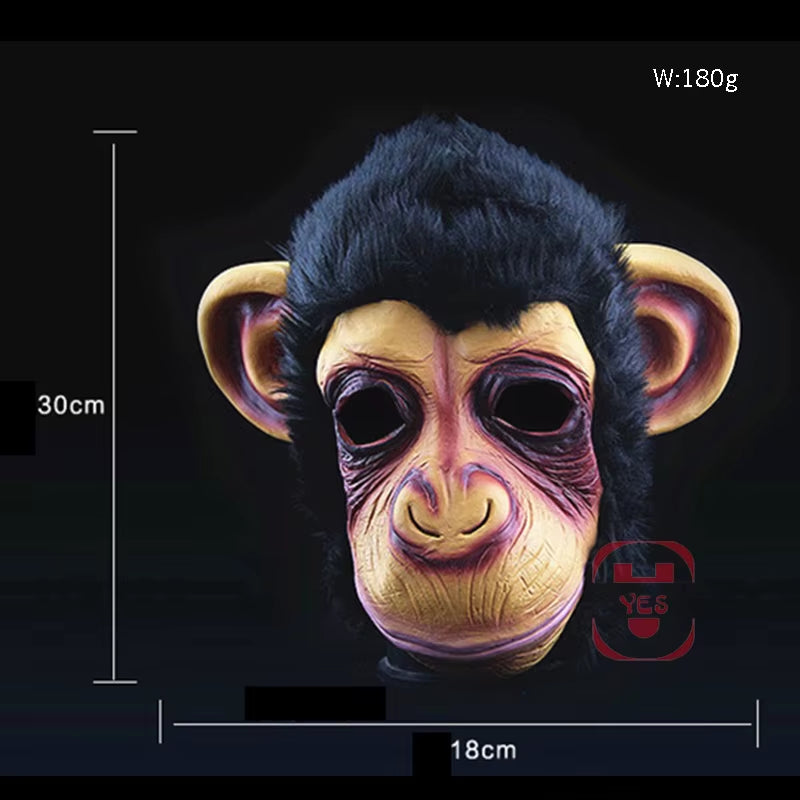Máscara de Mono Divertida – Accesorio Perfecto para Hora Loca y Fiestas