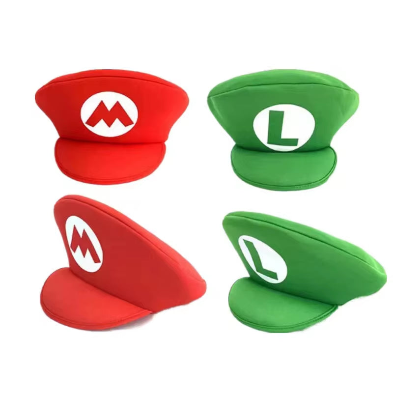 Sombreros de Mario y Luigi para disfraces de Halloween y carnaval