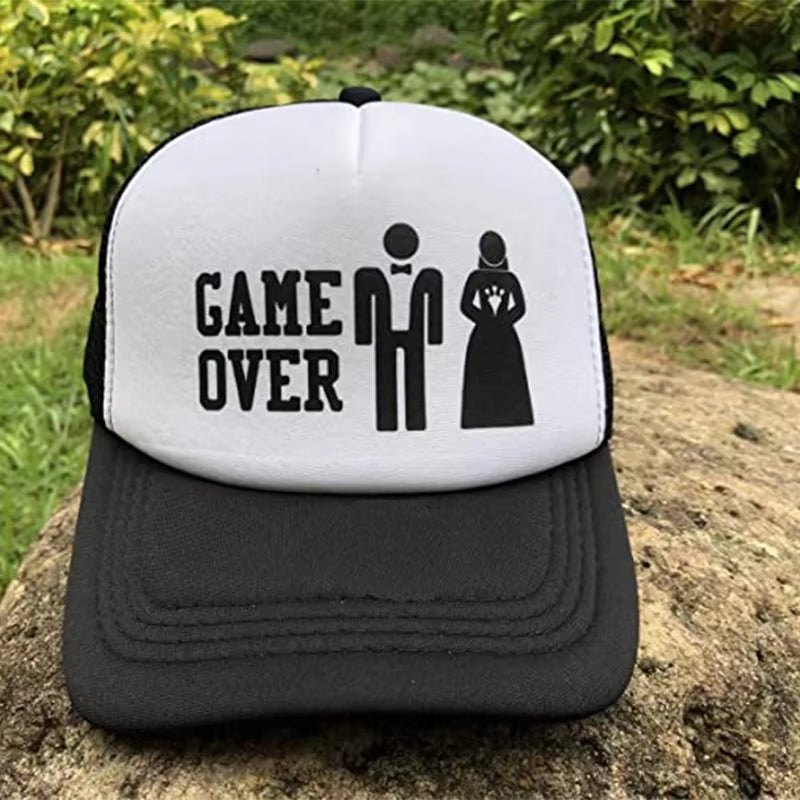 Gorra y banda divertidas para despedida de soltero y boda