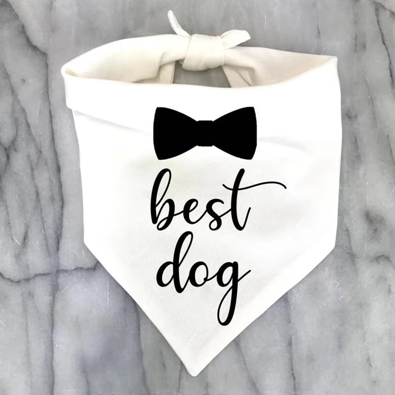 Accesorio de perro para fotos y decoración de bodas