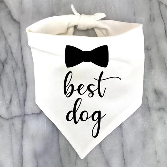 Accesorio de perro para fotos y decoración de bodas