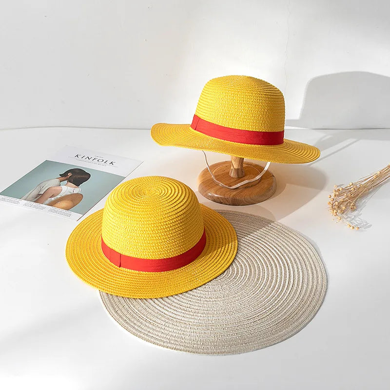 Sombrero de paja Monkey D. Luffy para cosplay y disfraces de anime