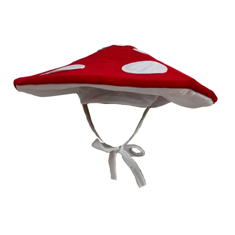 Sombrero de Hongo en Terciopelo - Disfraz Original para Fiestas y Halloween